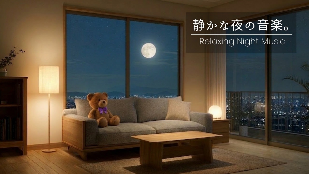 【Lo-Fi・作業用BGM】静かな夜にゆっくり流れる音楽｜Relaxing Night Lo-Fi Music