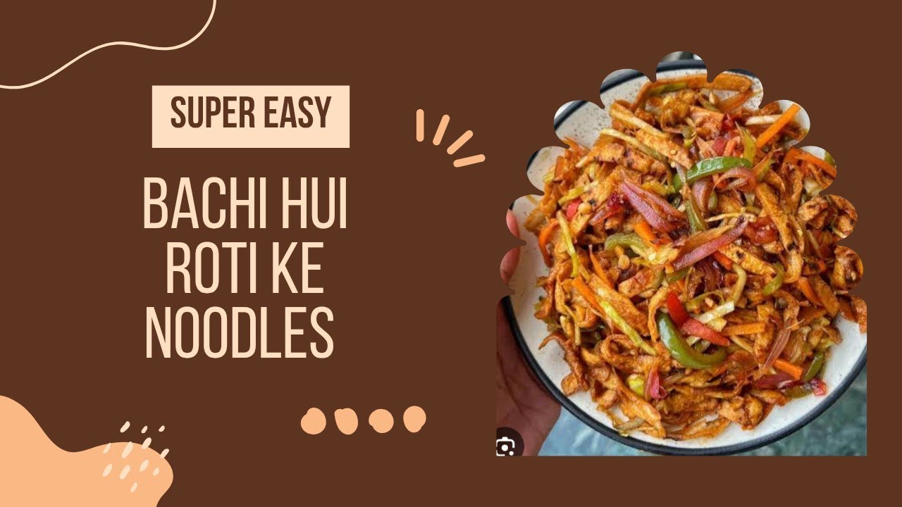 रात की बची रोटी से बनाए बढ़िया सा नाश्ता 😋
