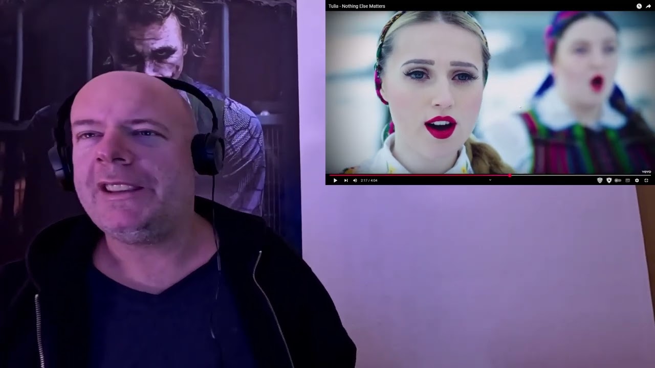 Singer reacts to Polish Band Tulia - Nothing Else Matters