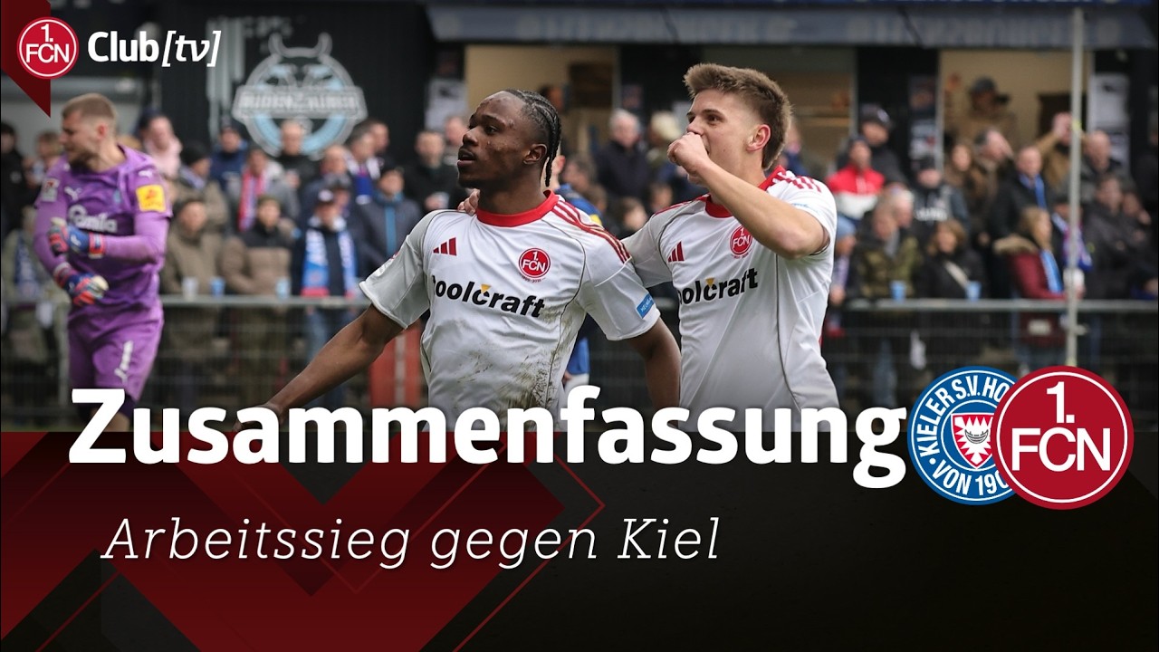 Kiel - N&uuml;rnberg Zusammenfassung | 26. Spieltag der 2. Bundesliga | 1. FC N&uuml;rnberg