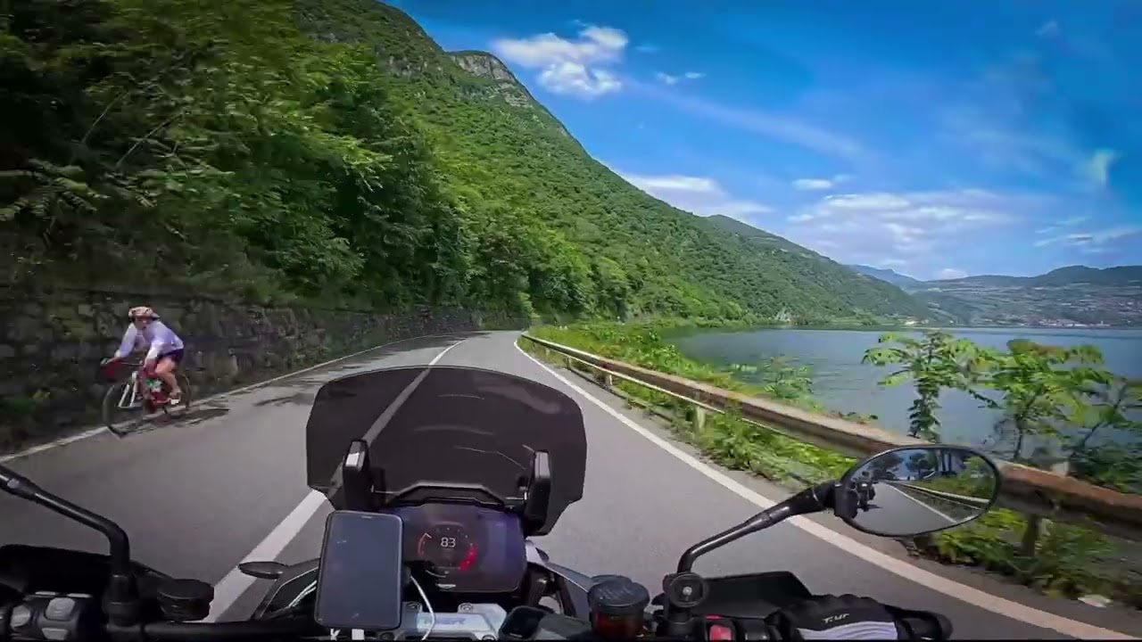 Triumph Tiger 1200 gt pro and magic Iseo Lake