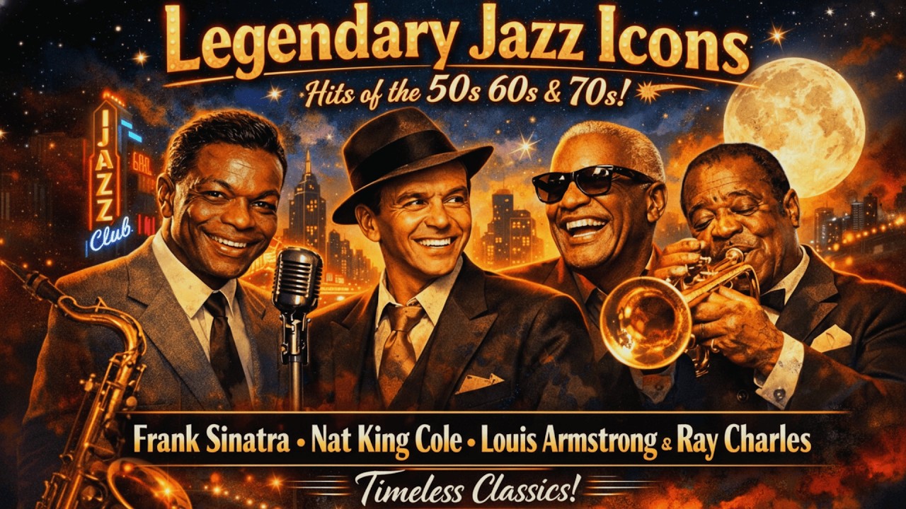 Best Old Song Of The 50's 60's 70's : Louis Armstrong, Frank Sinatra | Classic Jazz & Oldies