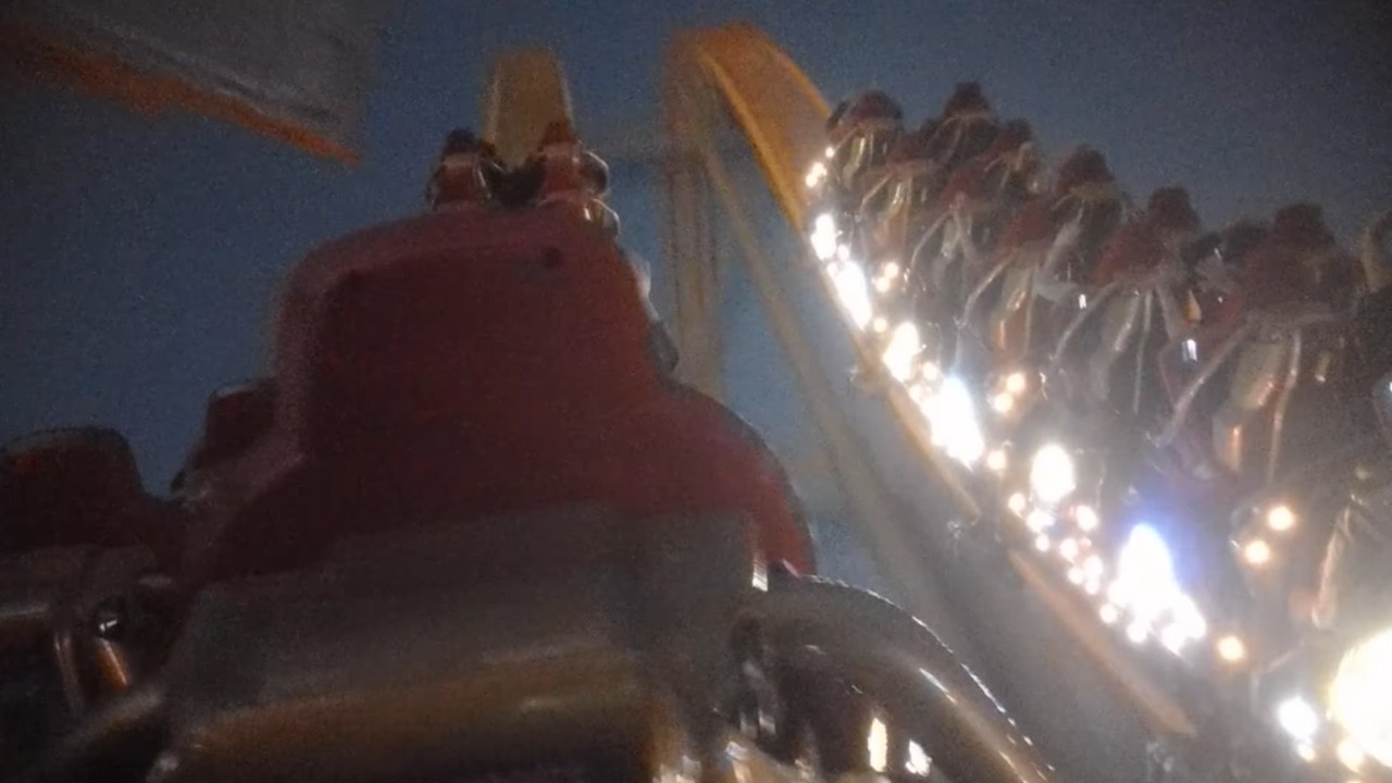Stardust Racers (Pulsar) - Epic Universe - Back Row Night (4K HD POV) - January 2026