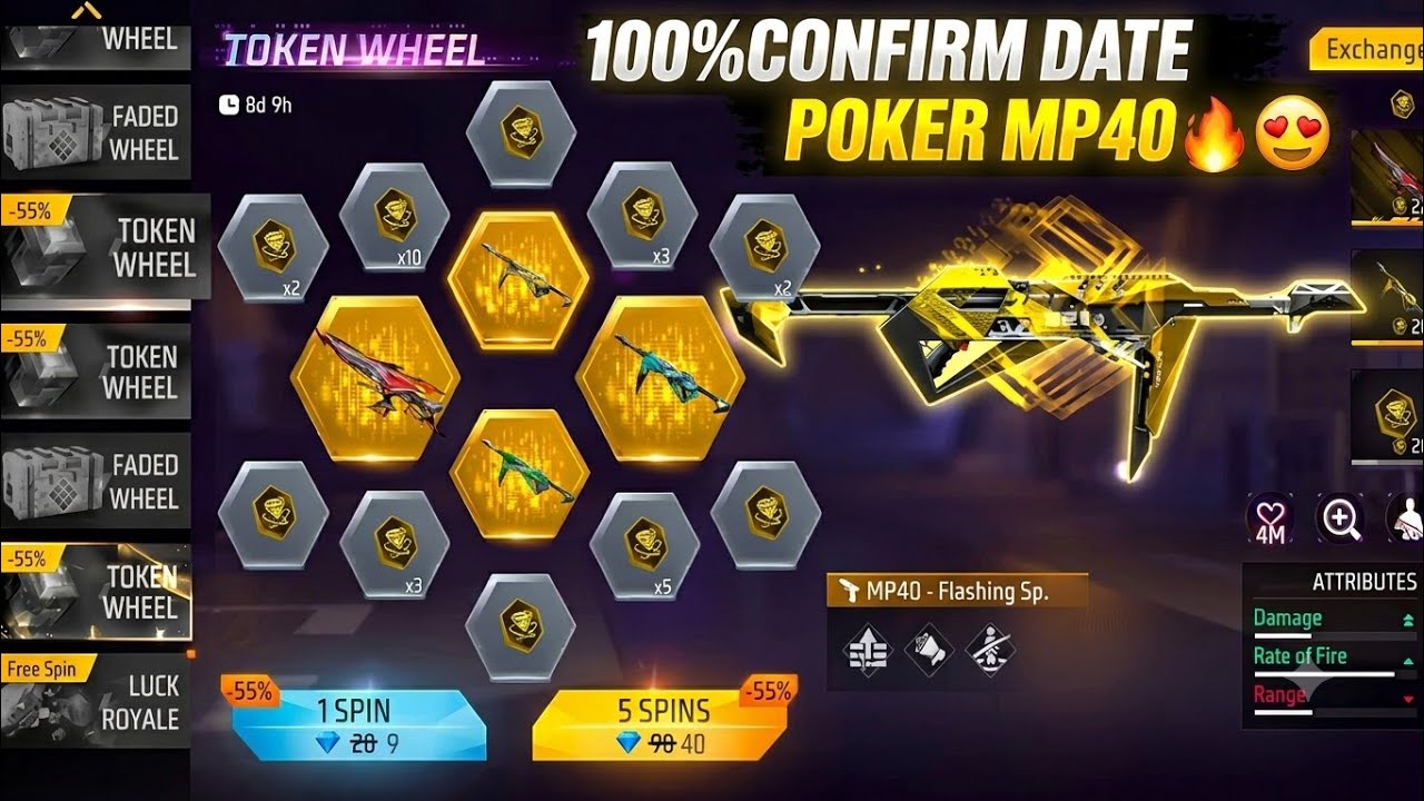Poker mp40 return confirm date🔥😻 | poker mp40 return | next universal ring event free fire 