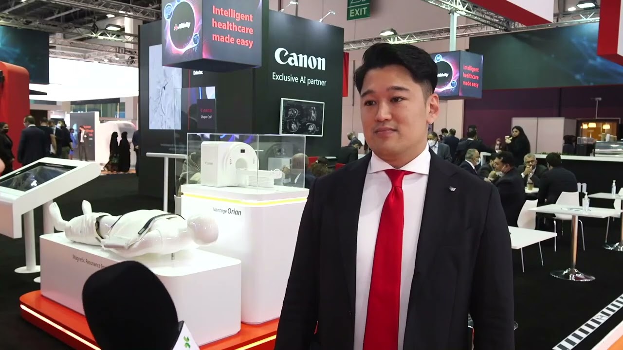 Canon talks to Arab Health TV (Kentaro Suzuki)