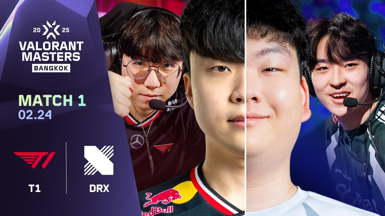 기억나? 우리 함께였을 때 | T1 vs DRX | 5일차 MATCH 1 H/L 02.24 | 발로란트 마스터스 방콕