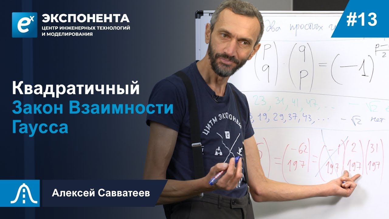 13. Квадратичный закон взаимности Гаусса