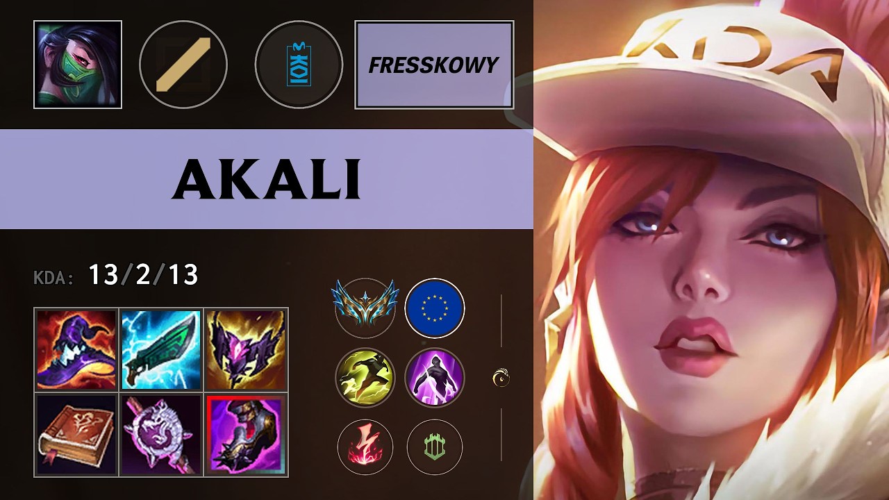 (MKF Fresskowy) Akali Mid vs Syndra (TH Serin) - EUW Challenger Patch 26.15