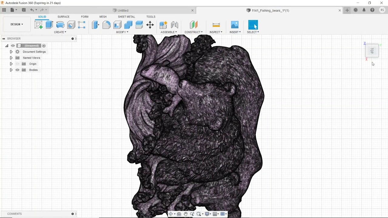 Snapmaker Tool Changes: Fusion 360 3D Relief Milling