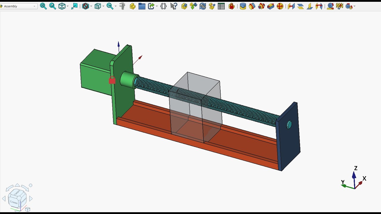 88. FreeCAD 1.0 Для начинающих с нуля! Верстак для сборки Assembly. Часть 11. Винтовая передача