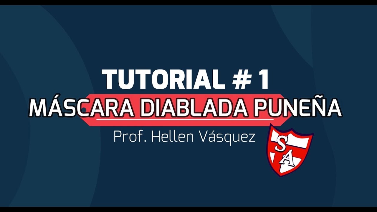 MÁSCARA DIABLADA - TUTORIAL 1