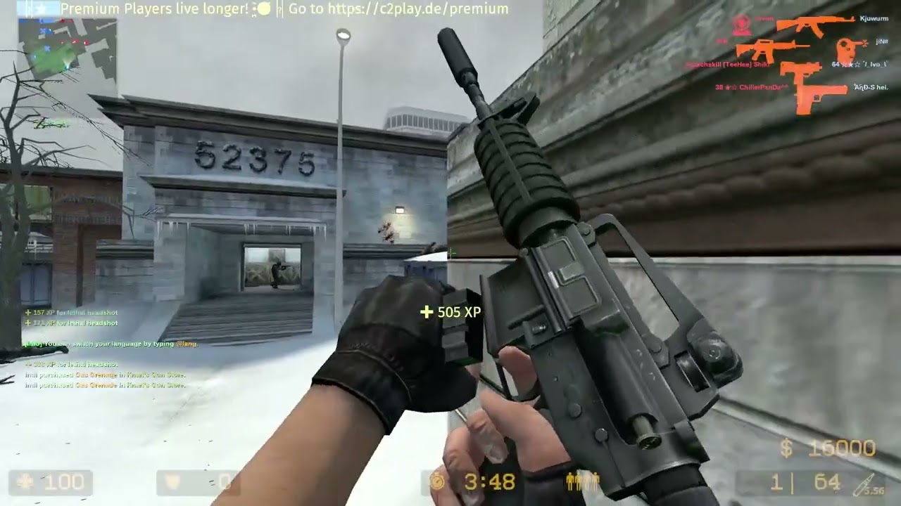 highest killstreak ive ever gotten in counter-strike