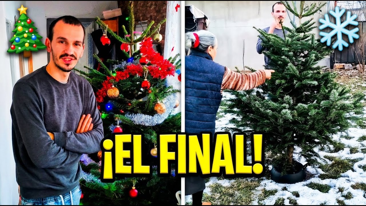 ¡ADIÓS NAVIDAD! 🎄 Desarmando el árbol con mi mamá bajo la nieve (Se terminó)