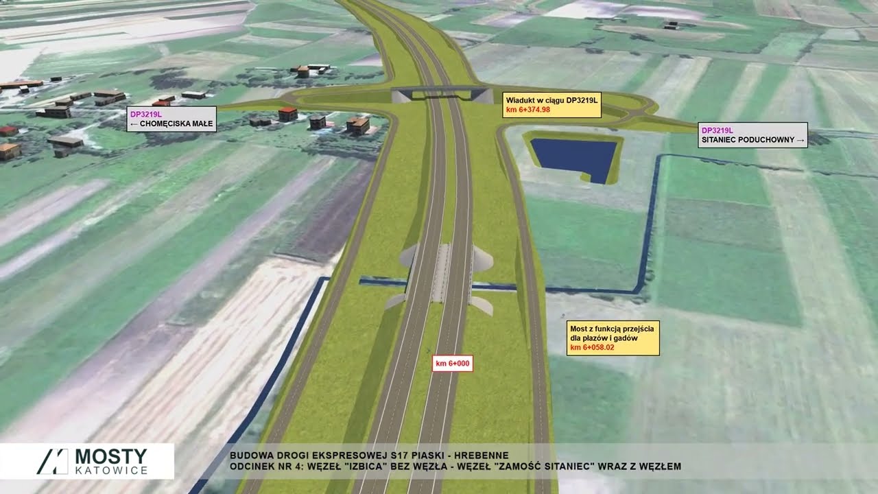 Wizualizacja S17 Izbica - Zamość -- aktualna (12/2022)