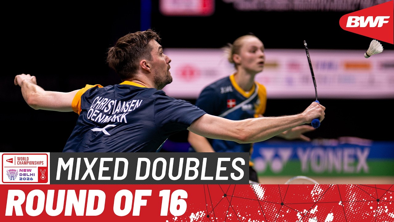 BWF World Championships 2026 | Christiansen/B&oslash;je (DEN) [3] vs Yang/Hu (TPE) [11] | R16