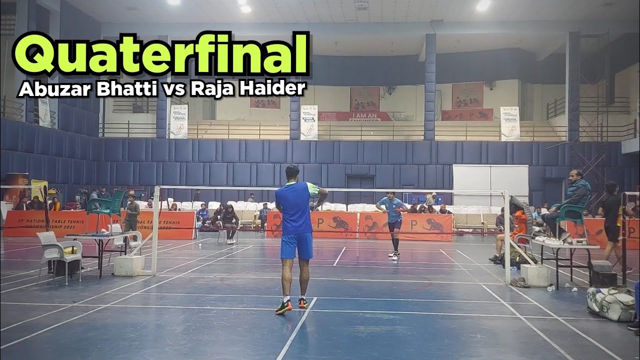 Raja Haider vs Abuzar bhatti - Pakistan badminton match videos 2024