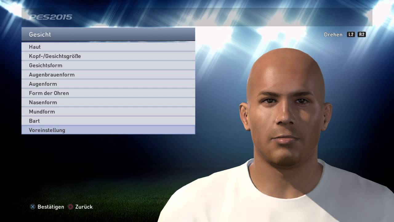 RONALDO/iL FENOMENO PES 2015 MADRID/BARCA FACE