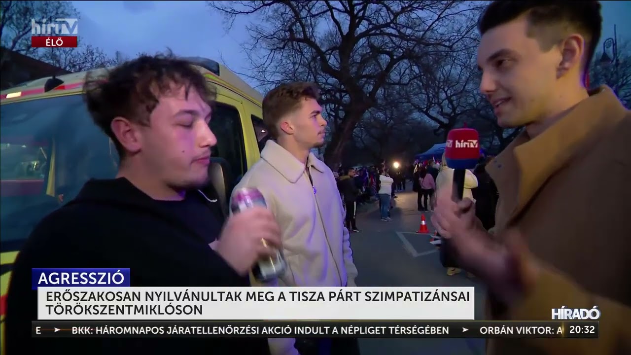 Erőszakosan nyilv&aacute;nultak meg az ellent&uuml;ntetők T&ouml;r&ouml;kszentmikl&oacute;son - H&iacute;rTV