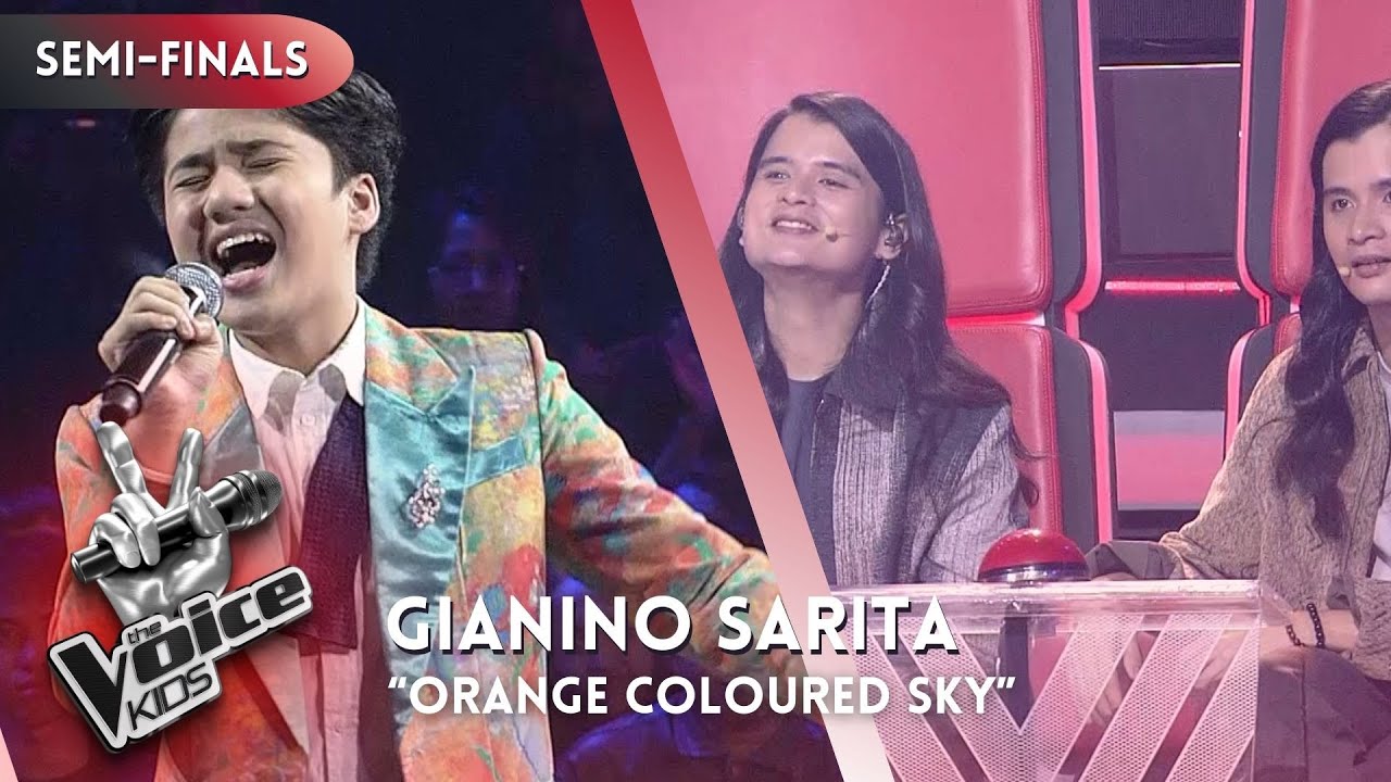 Gianino Sarita is a certified serenader with ‘Orange Colored Sky’ | The Voice Kids 2025