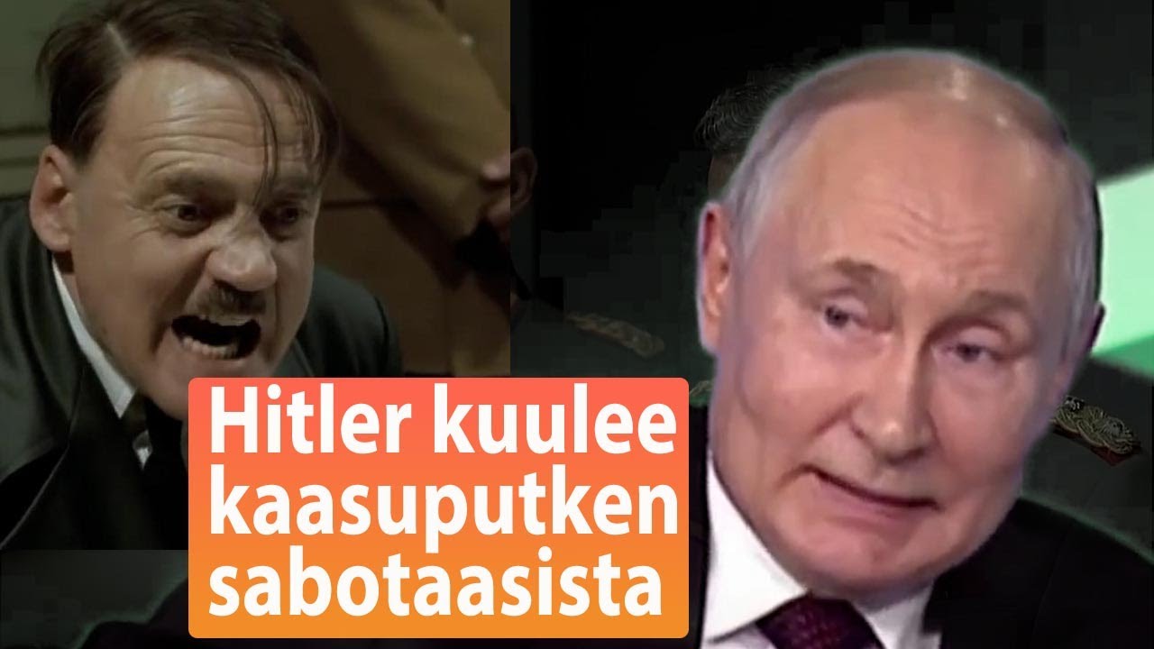 Hitler kuulee kaasuputken sabotaasista