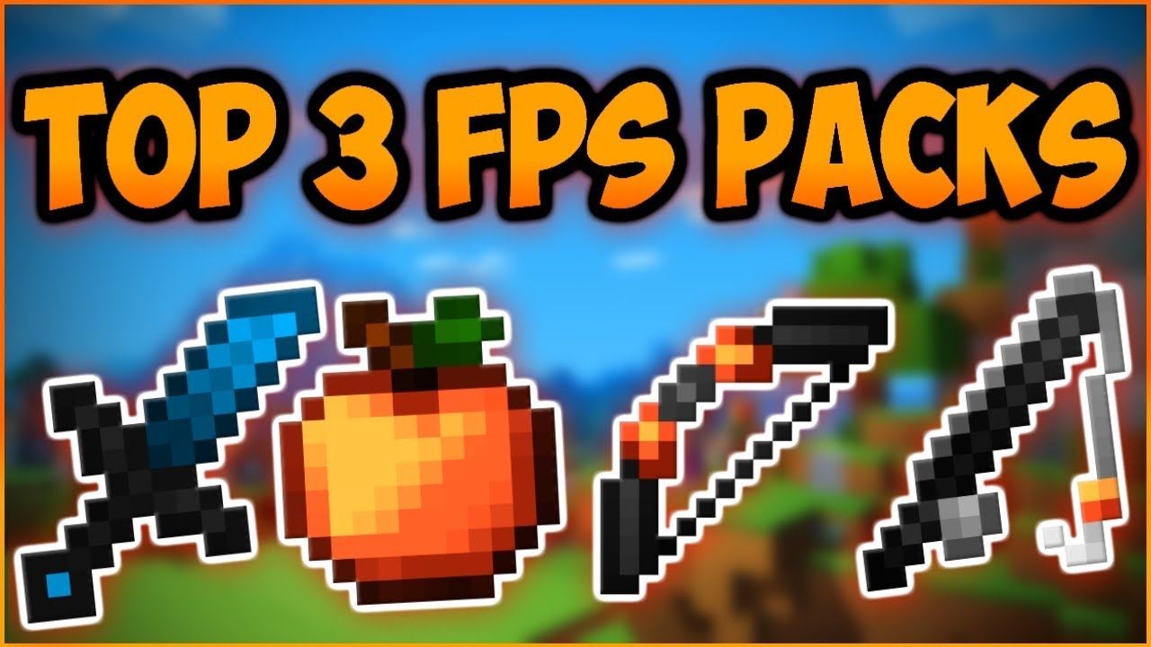 Minecraft: Top 3 FPS TEXTURE PACKS! NO LAG 1.7/1.8/1.9/1.17 MC Resource Packs