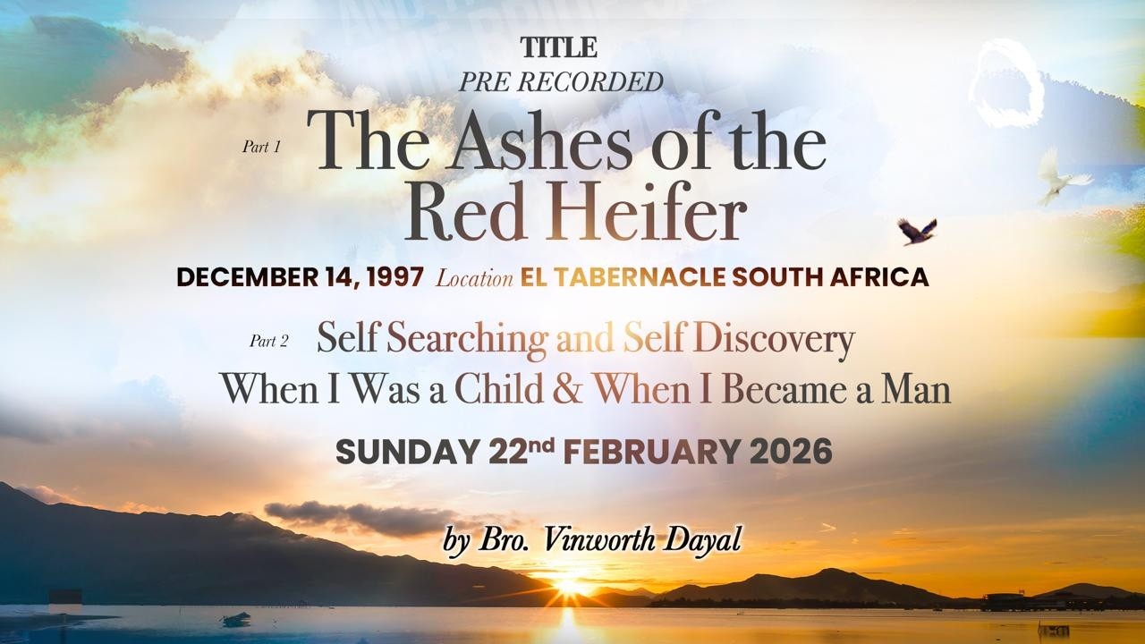The Ashes Of the Red Heifer