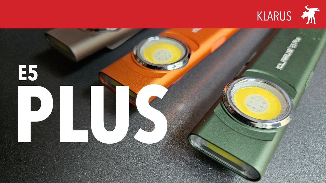 Klarus E5 Plus Slim EDC flashlight