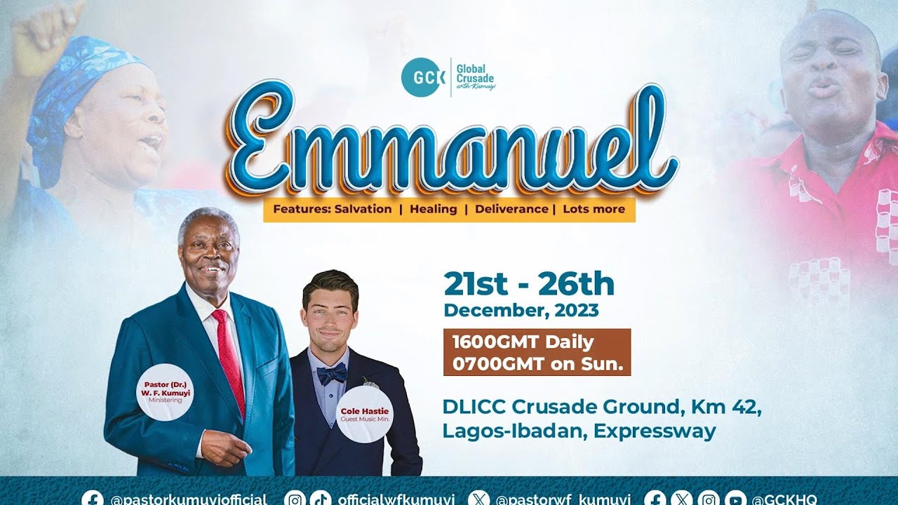 Emmanuel, the Mighty God with Us || Day 1 || Emmanuel || GCK