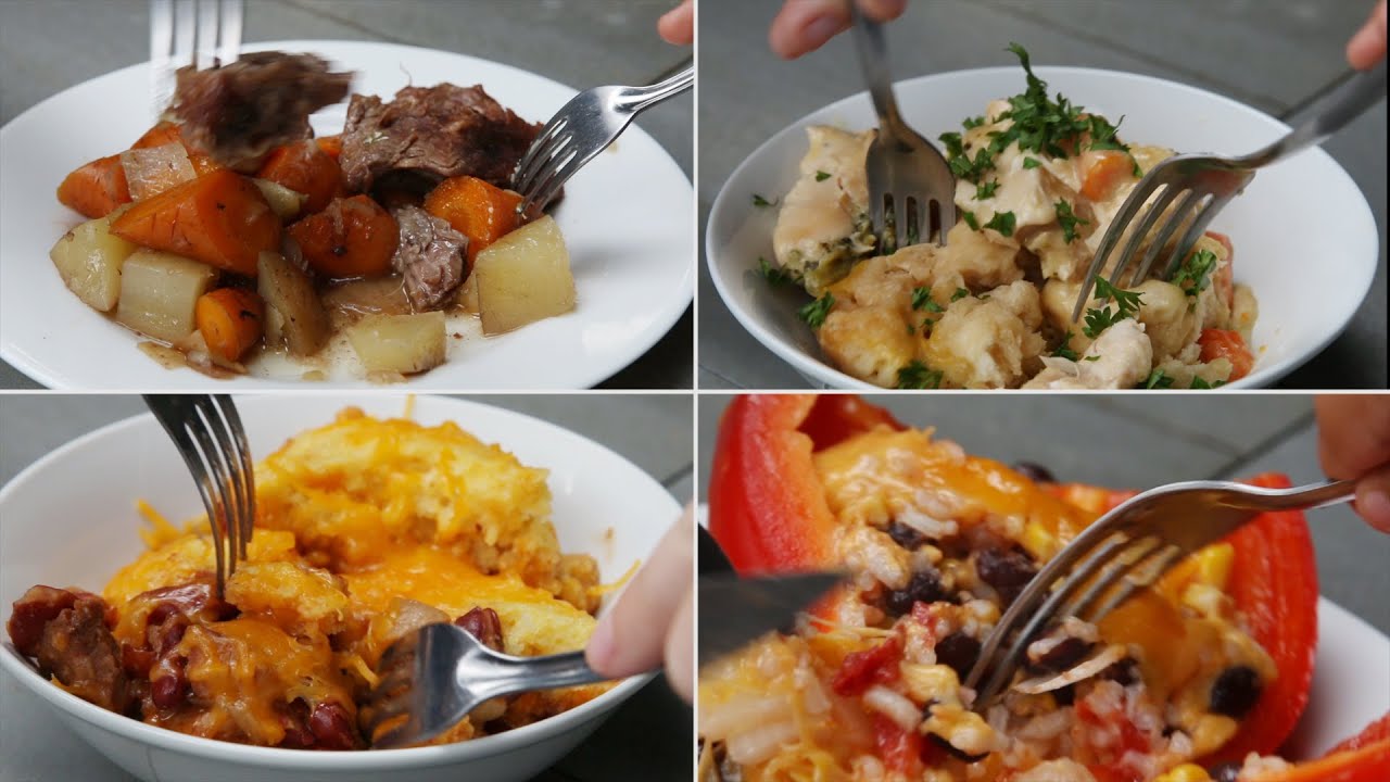 4 Easy Slow Cooker Dinners