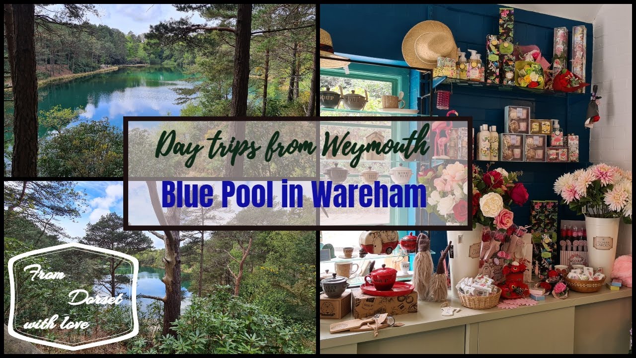 Walking around the Blue Pool in Dorset near Wareham