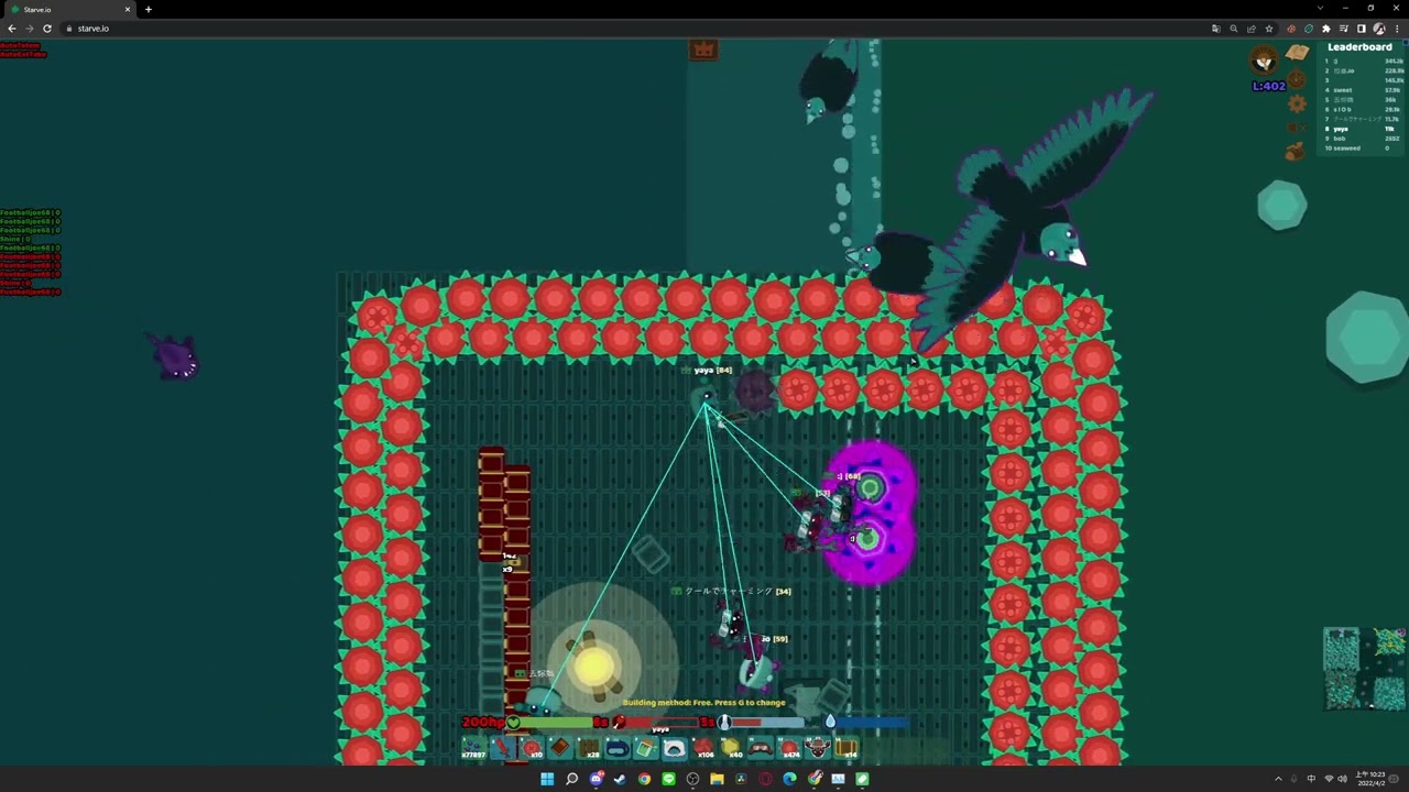 starve.io KILL COMP#4  & 25MillIon