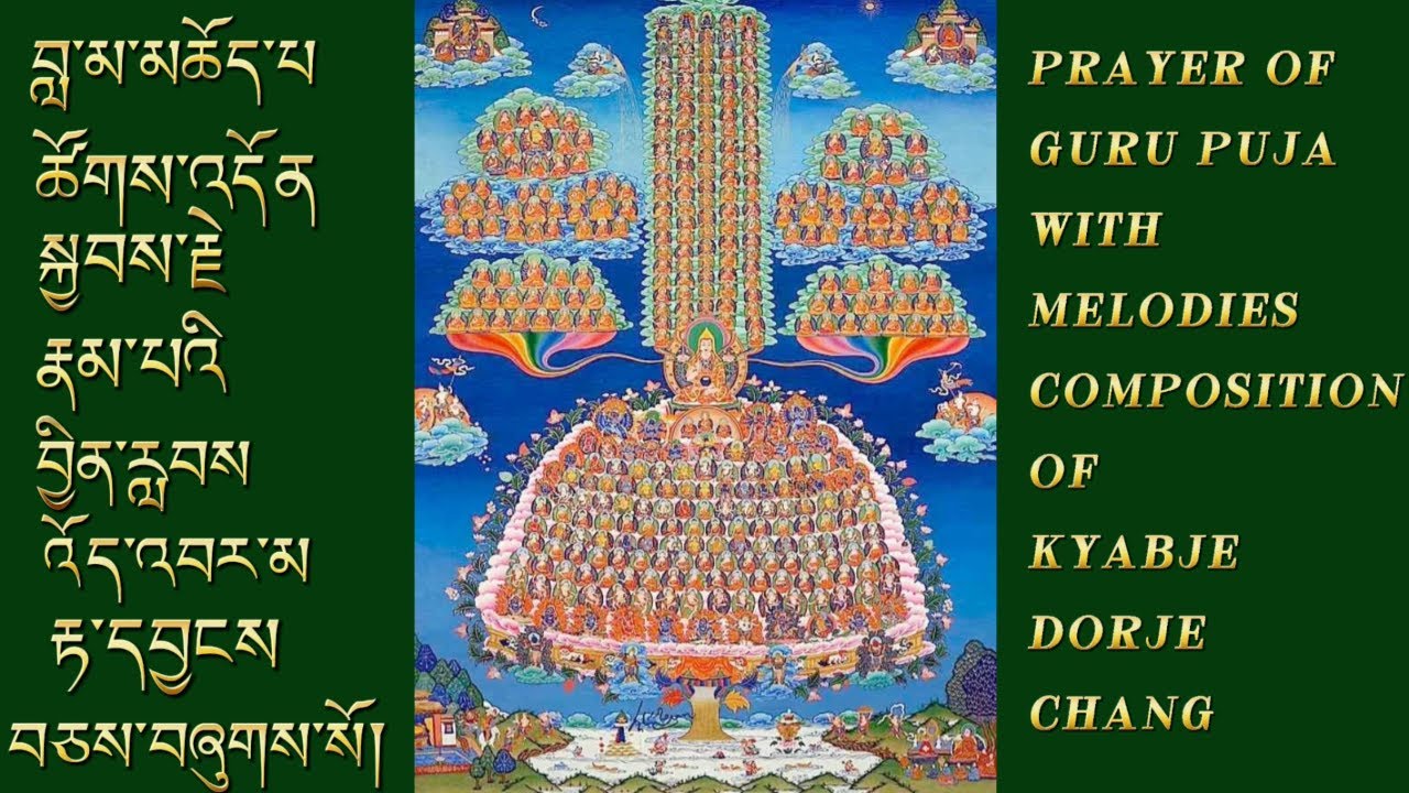 (3/4)࿑བླ་མ་མཆོད་པ་ཚོགས་འདོན་སྐྱབས་རྗེ་རྣམ་པའིབྱིན་རླབས་འོད་འབར་མ་རྟ་དབྱངས་བཅས་བཞུགས་སོ། #lama choepa