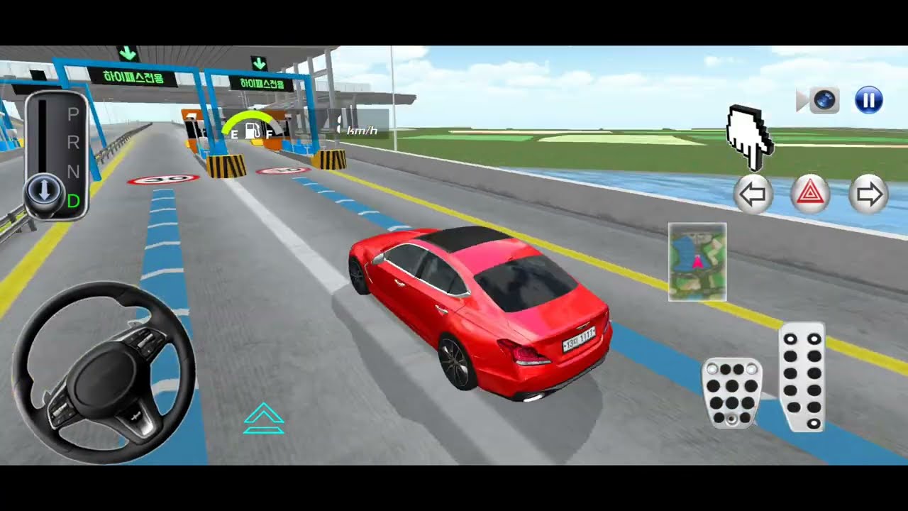 New Red Mercedes-Benz G63 For parking ⚡ 3D game play #3d #automobile #game