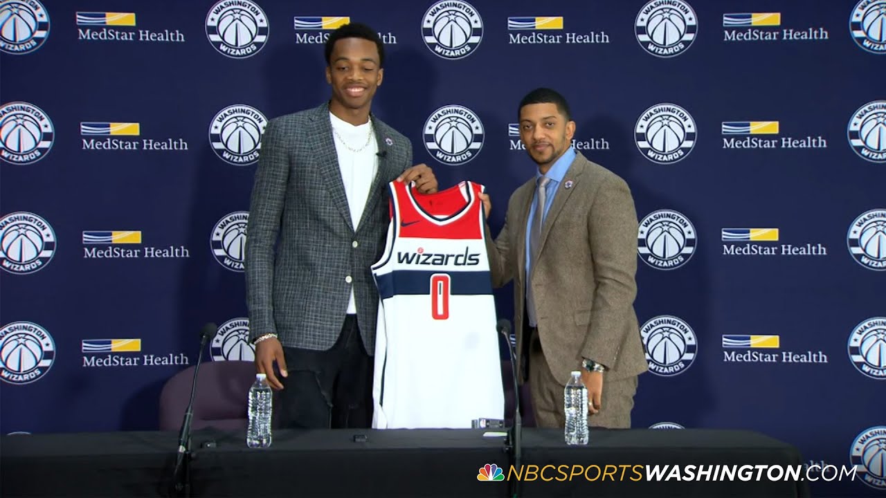 No. 7 pick Bilal Coulibaly's introductory press conference with Wizards