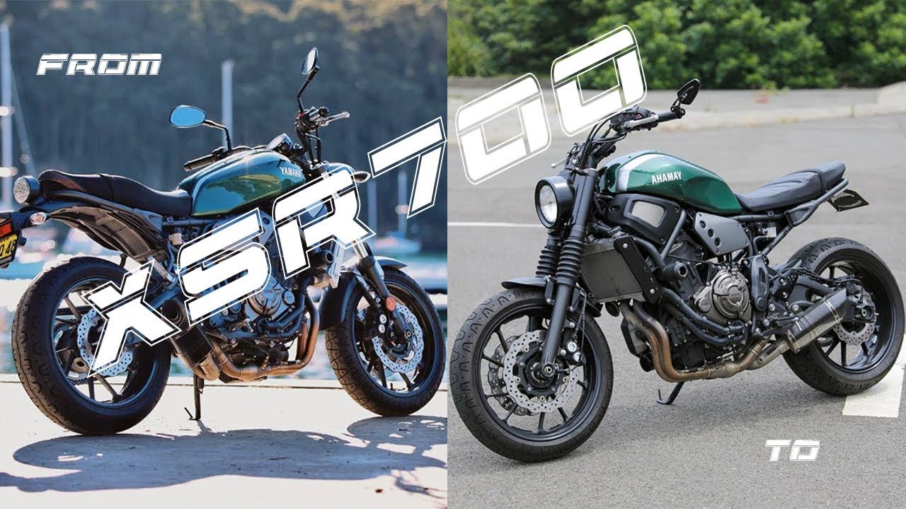 Building Yamaha XSR700 in 6 mins
