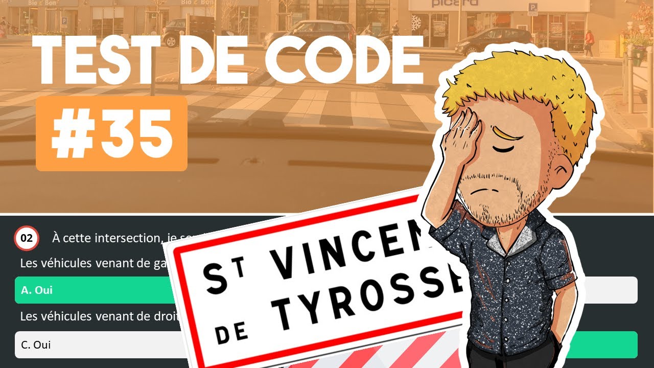 Test code de la route 2023 - Série #35 - 10 questions🚦