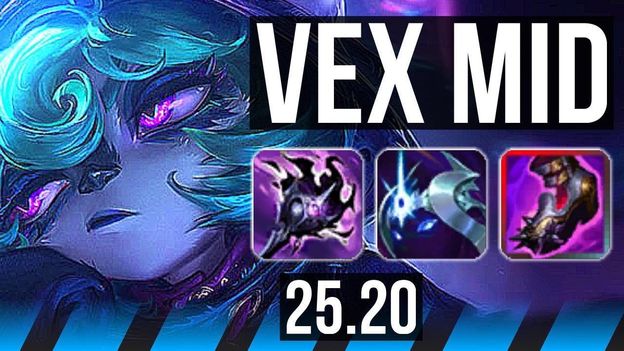 VEX vs MEL (MID) | 11/2/5 | EUW Grandmaster | 25.20