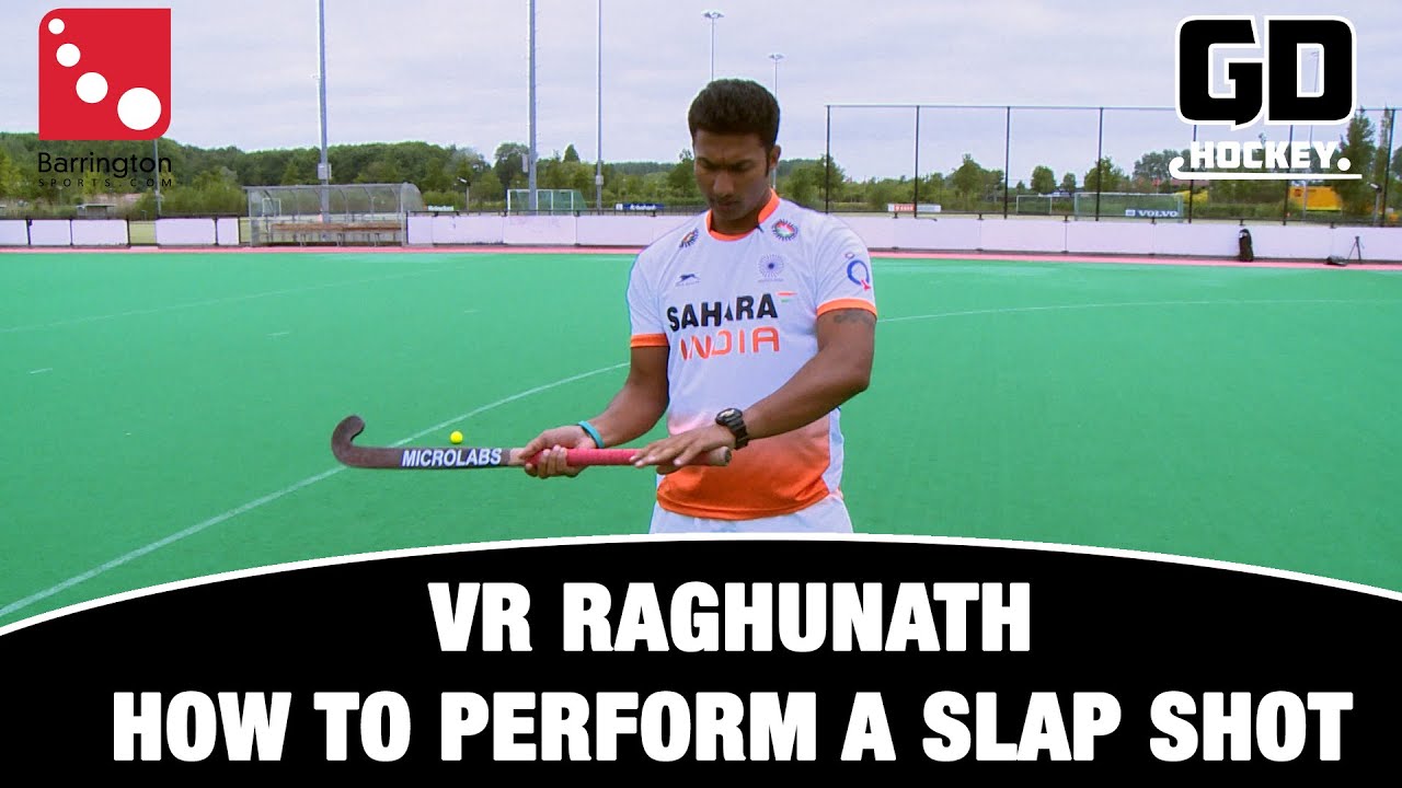 How to perform a slap shot with VR Raghunath