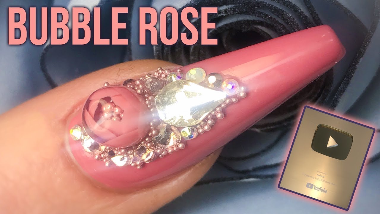 Bubble Rose с верхним покрытием и гель-лаком — золотая кнопка Play уже здесь!