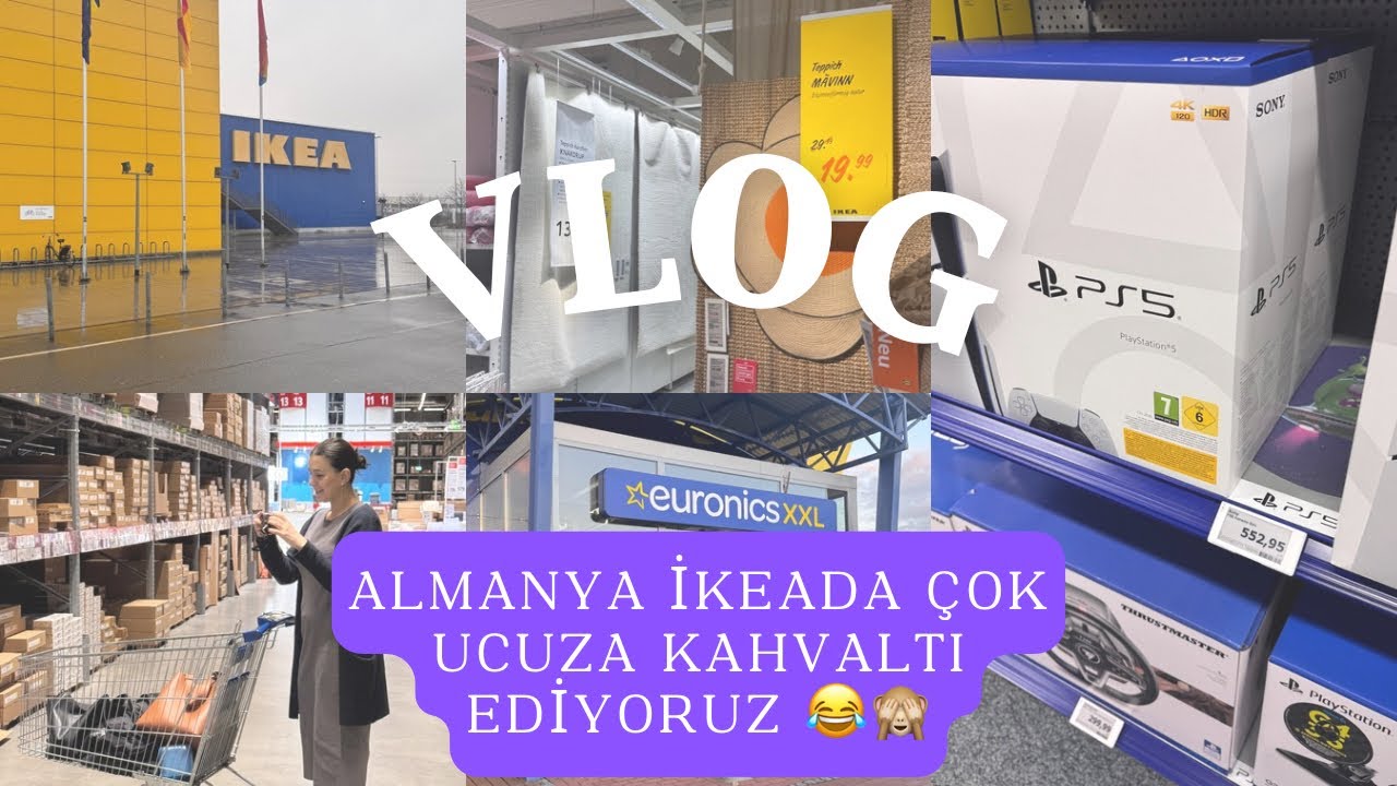 ALMANYA APPLE -PS5 FİYATLARI |ALMANYA İKEADA KAHVALTI -temizlik #ikea #almanya