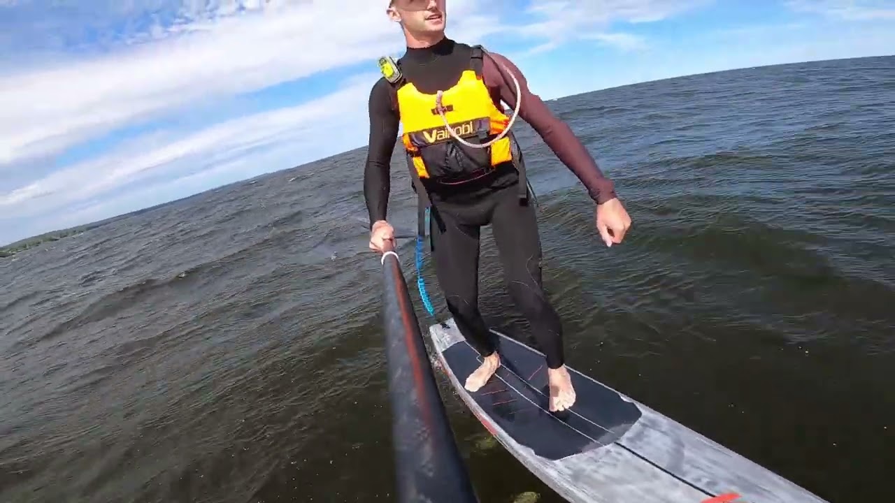 Lake Superior SUP Downwind Foiling