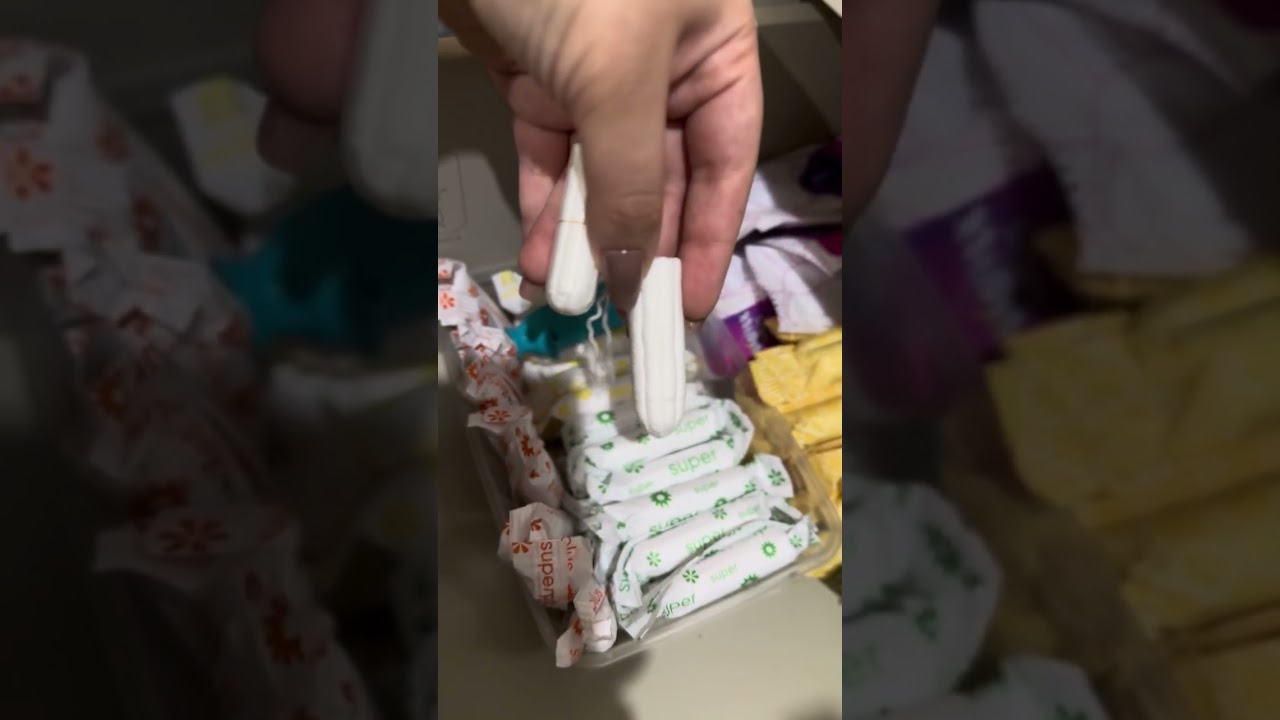 Tampons storage “ small / March 2024”