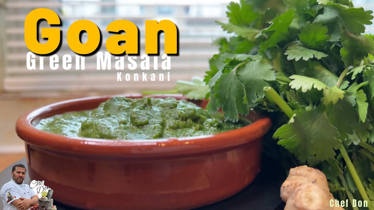 Goan Green Masala paste  | Konkani Recipe | Chef Don