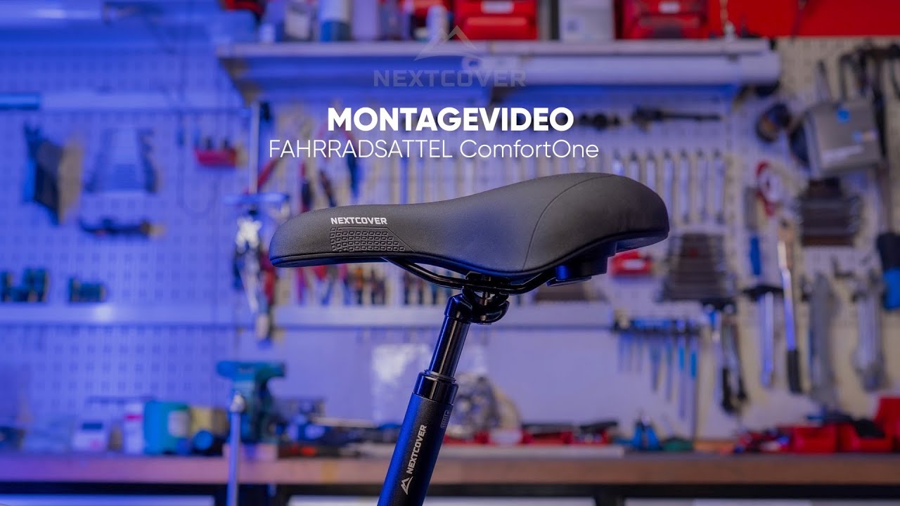 Montagevideo Fahrradsattel ComfortOne - montieren und ergonomisch einstellen