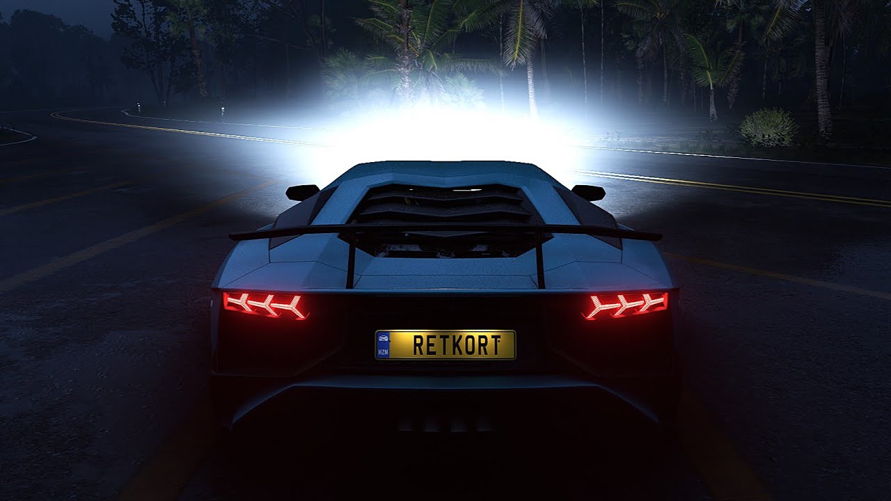 Lamborghini Aventador SV 12hours V12 Chill Night Rain Drive | LIVE Forza Horizon 5 ASMR Gameplay