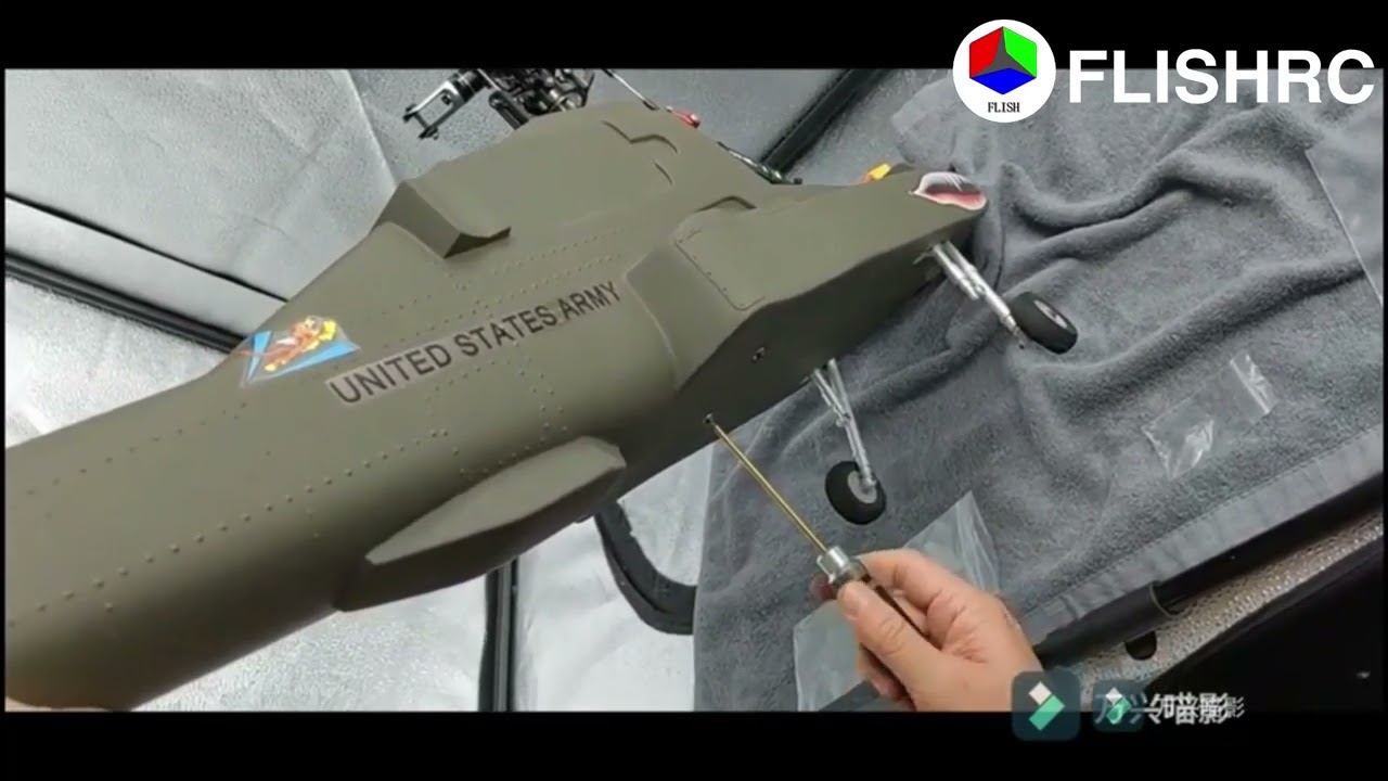 FLISHRC. Roban 500 APACHE Installation Video
