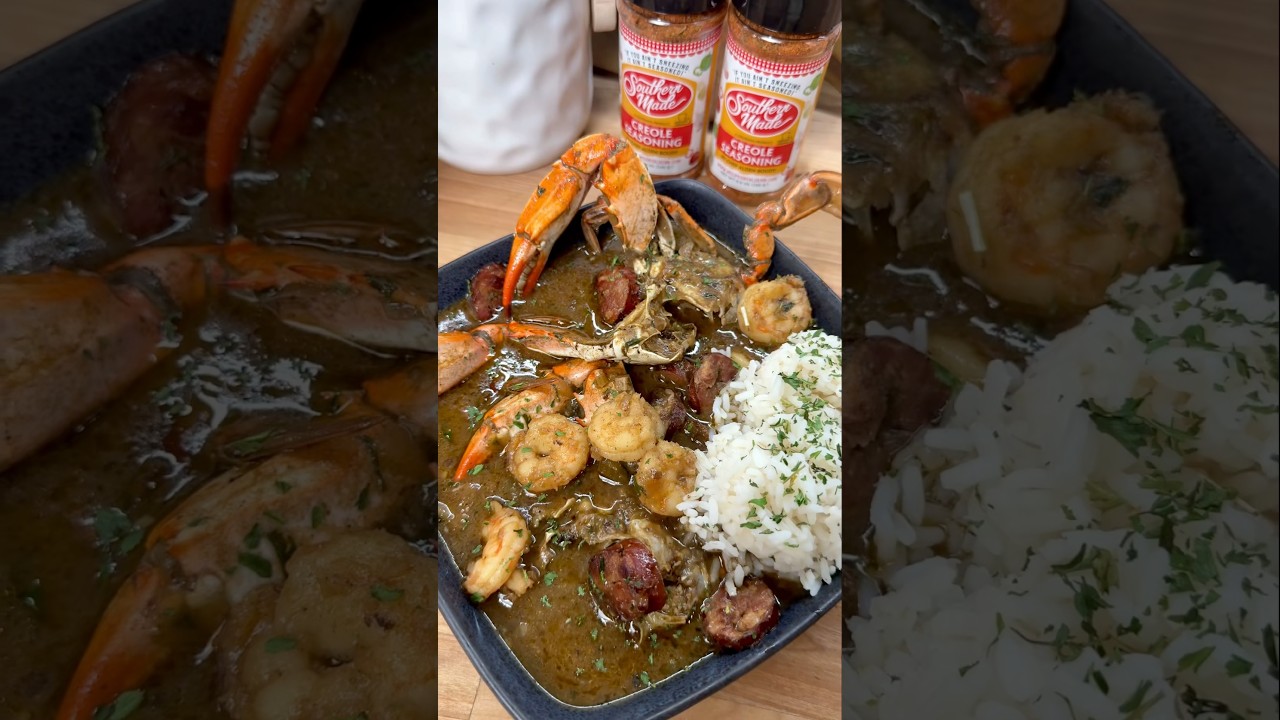 В Луизиане сезон гамбо! #MealsByAldenB Морепродукты гамбо