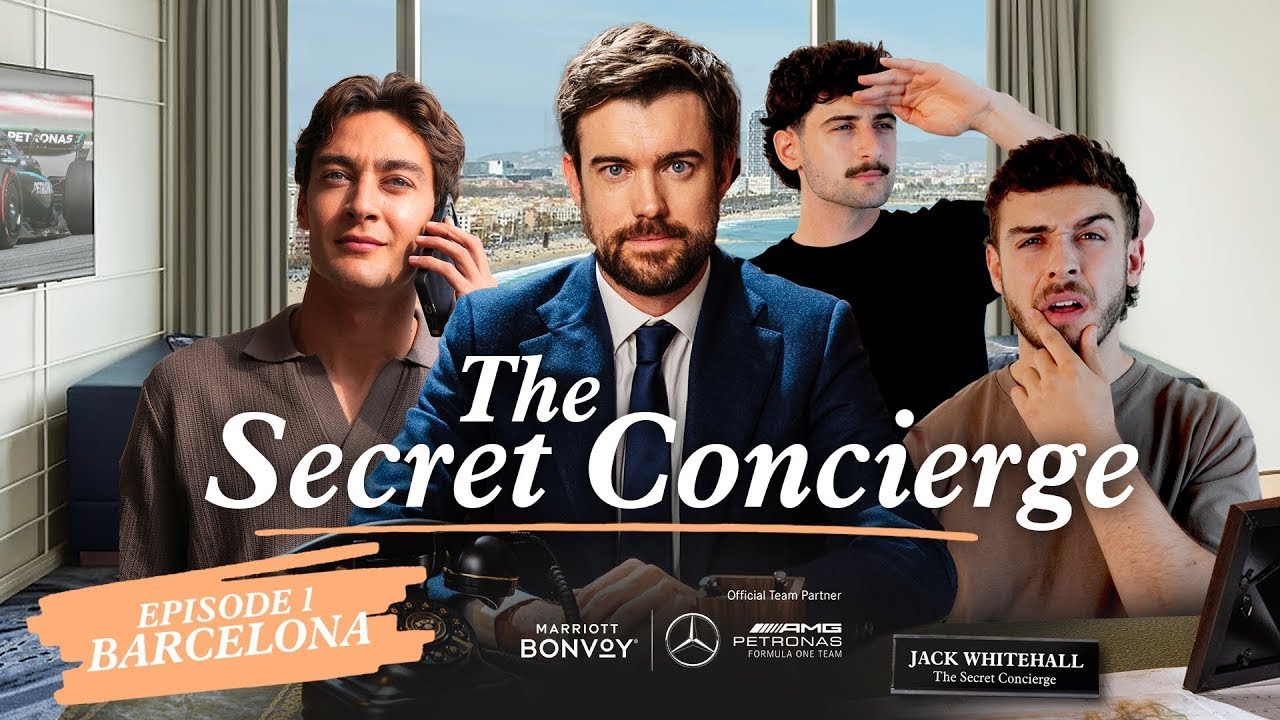George Russell’s Barcelona Trip Planned by Jack Whitehall ft. Italian Bach & George Clarke