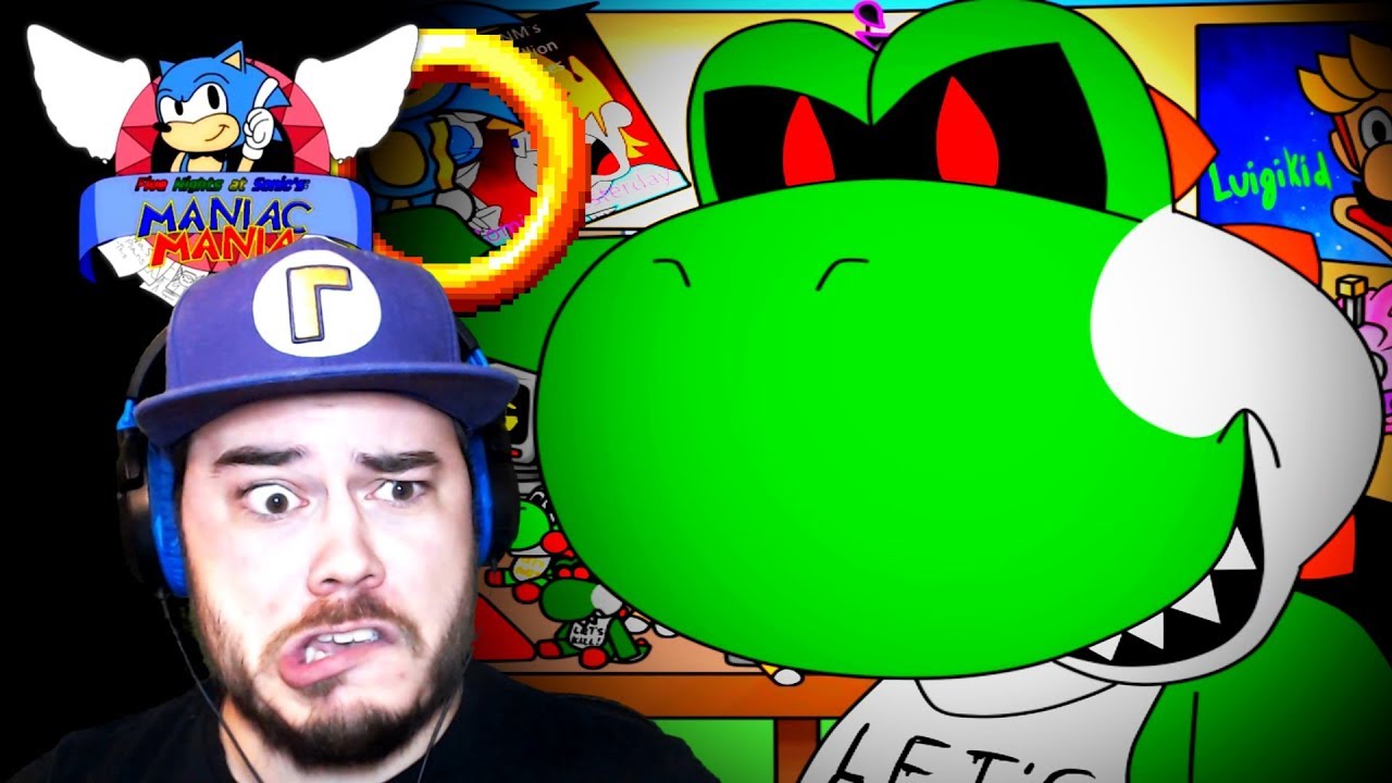 ЙОШИ НЕ ХОЧЕТ, ЧТОБЫ Я ПЕРЕЖИЛ ЭТУ НОЧЬ!! | Five Nights at Sonic's: Maniac Mania (Часть 6)