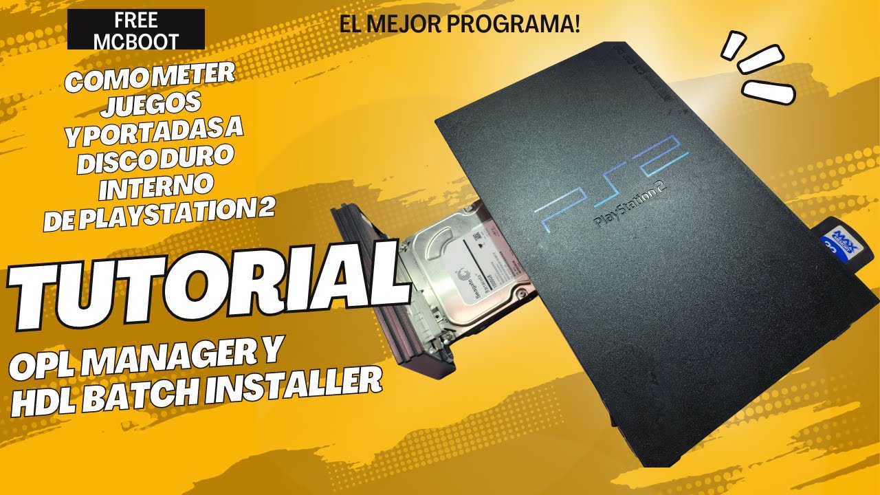 Como usar el hdl batch installer para instalar juegos en disco duro para PS2 y portadas de juegos.